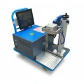 Portable QCW Fiber Laser System for Vehicle Identification